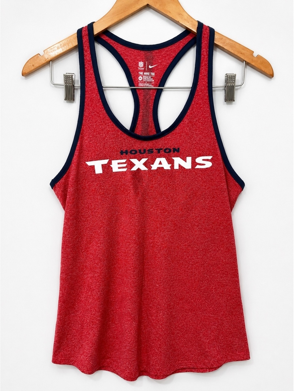 Nike Houston Texans Women’s Racerback Tank Top Red NFL Size M